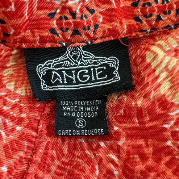 Short booty style Shorts Size Small tribal pattern designs bright bold colors - Picture 5 of 5